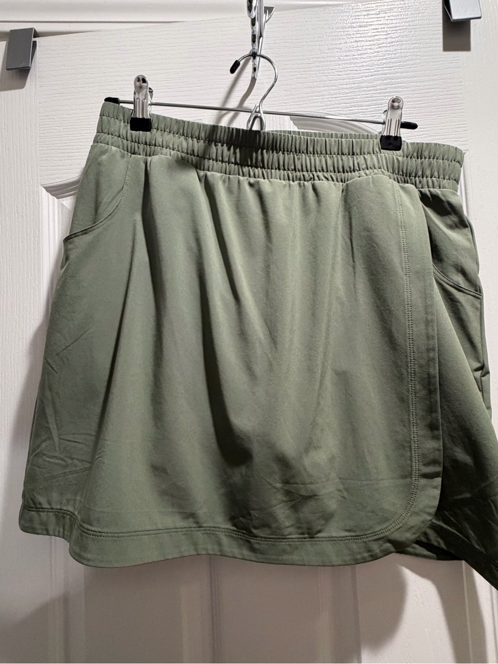 Talbots Olive Green Pull-On Skort - Casual Active Style